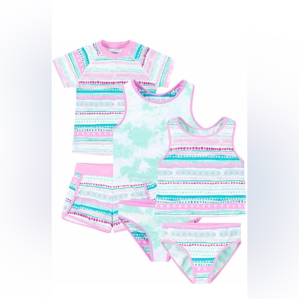 Eddie bauer mix & match youth swim set 4 piece